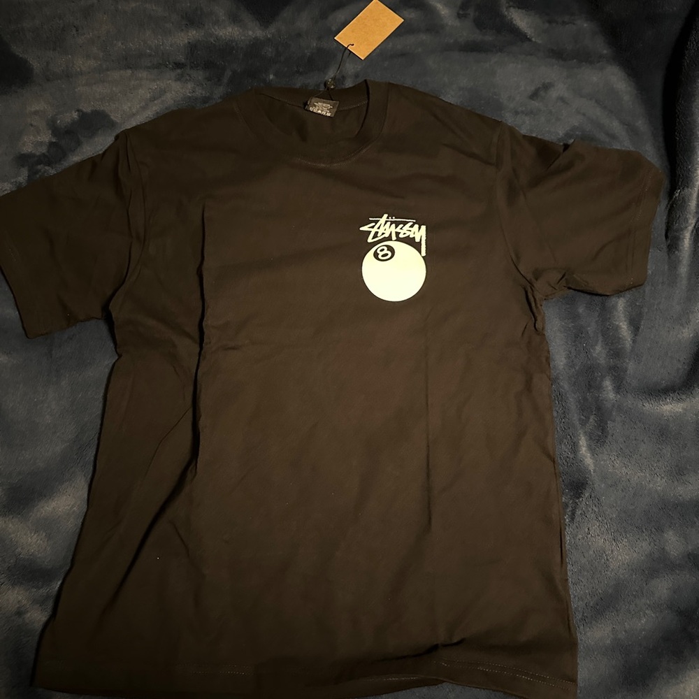 Stussy Black 8 Ball Tee